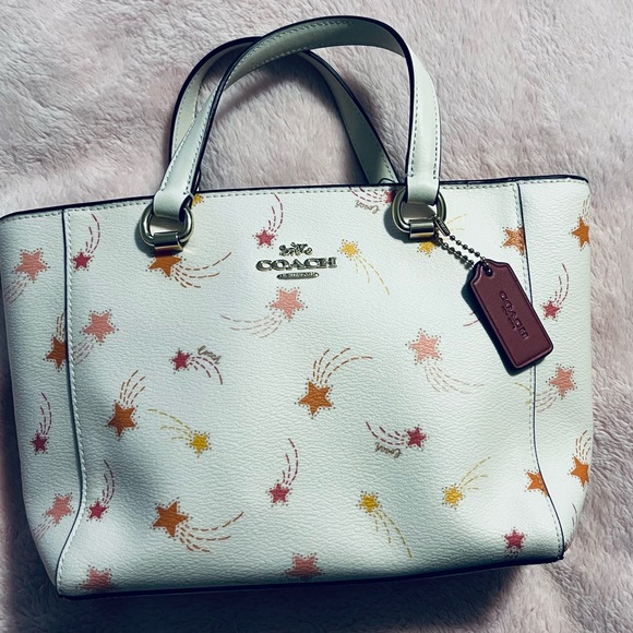 NWOT Coach Alice Satchel LIMITED EDITION Shooting Star Print Bag! - Picture 11 of 16